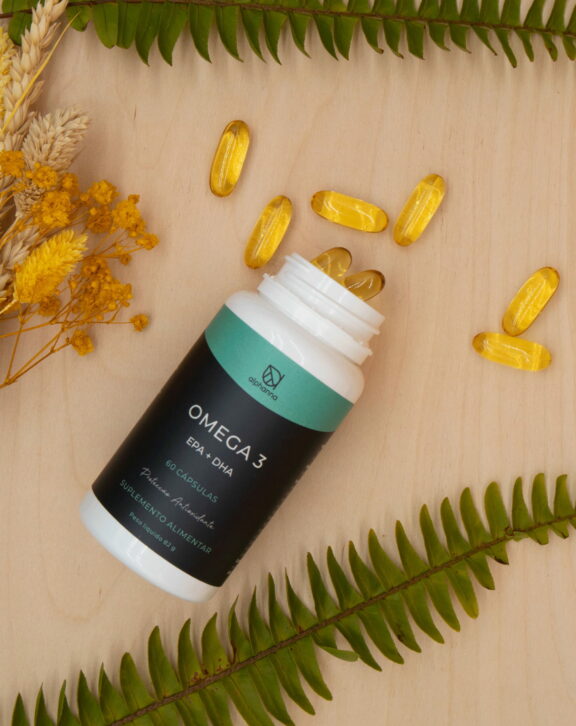 Food supplement based on fish oil and Vitamin E